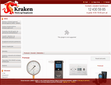 Tablet Screenshot of kraken-polska.com